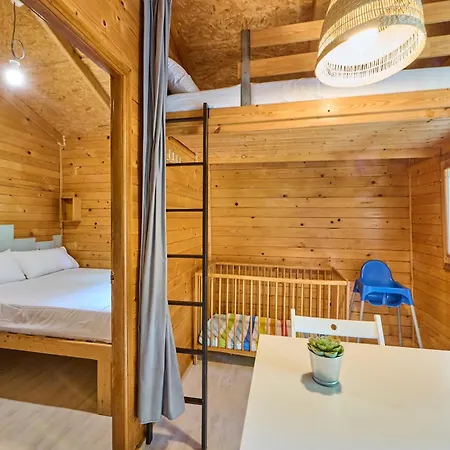 Camping-Bungalow La Vall De Campmajor Sant Miquel de Campmajor Chambre photo