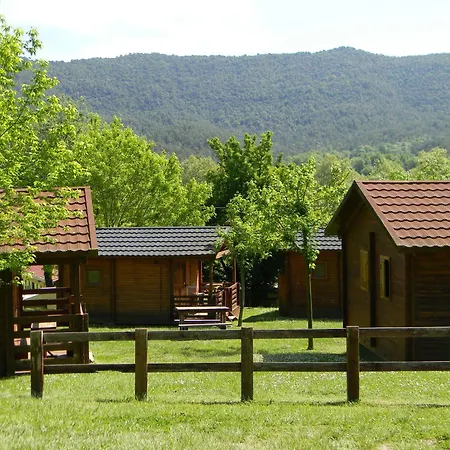 Camping-Bungalow La Vall De Campmajor Sant Miquel de Campmajor Extérieur photo